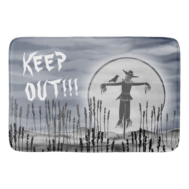 Tapis De Bain Halloween Horreur Déplaisant Scarecrow Bath Mat (Devant)