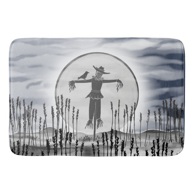 Tapis De Bain Halloween Horreur Déplaisant Scarecrow Bath Mat (Devant)