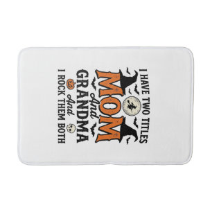 Tapis De Bain Halloween Maman Grand-mère Vintage Chemise de Sorc