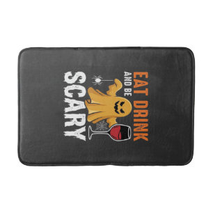 Tapis De Bain Halloween Manger Boire Être Fantôme Terifiant Desi
