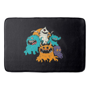 Tapis De Bain Halloween/Monster/octobre/automne