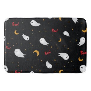 Tapis De Bain Halloween nocturne des fantômes