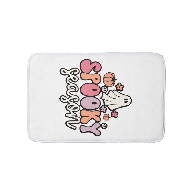 Tapis De Bain Halloween Rétro (Devant)