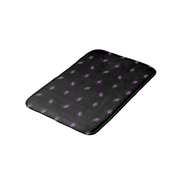 Tapis De Bain Halloween, Yeux Violets, Trucs Ou Traitements, Boi (Angle)