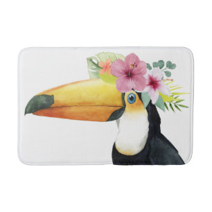 Tapis De Bain Halo tropical - toucan