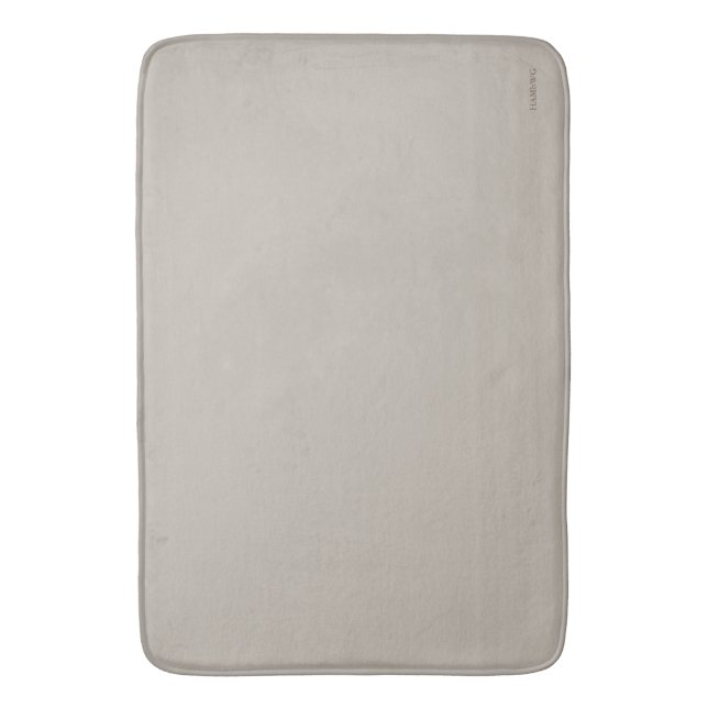 Tapis De Bain HAMbWG - Gros Mat Bain - gris Taupe le plus clair (devant Vertical)