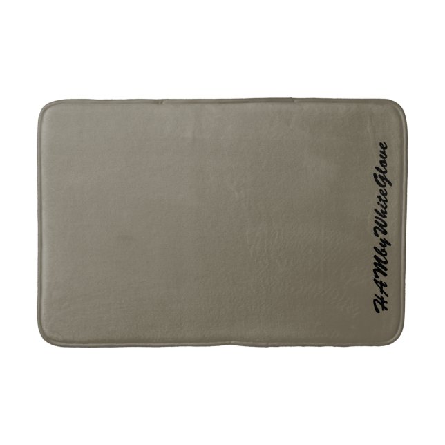 Tapis De Bain HAMbyWG - 3 tailles Mat de bain - Taupe HAMbWG (Devant)