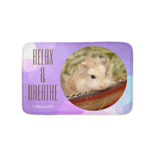 Tapis De Bain Hammyville - Cute Hamster Relax and Breathe