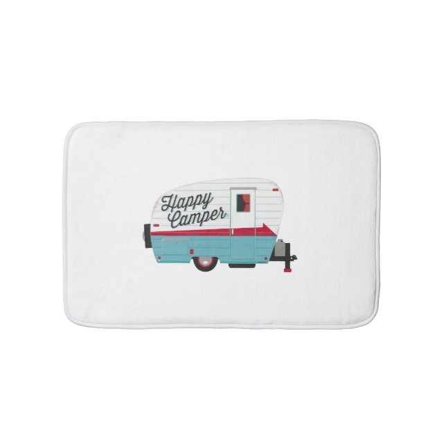 TAPIS DE BAIN ***HAPPY CAMPER'S*** SALLE DE BAINS MAT (Devant)