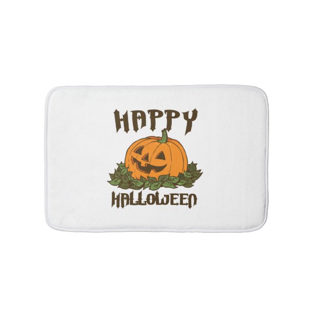 Tapis De Bain Happy Halloween drôle Costume Halloween (Devant)