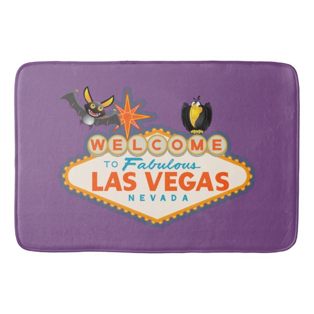 Tapis De Bain Happy Halloween Las Vegas Style (Devant)