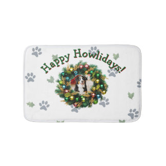 Tapis De Bain Happy Howlidays Photo Image