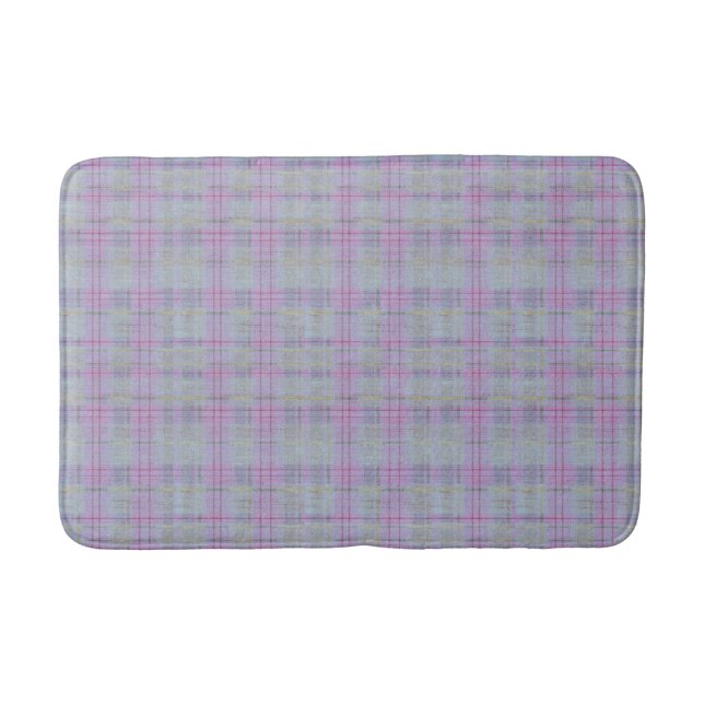 Tapis De Bain Harmonie carreaux lavande  (Devant)