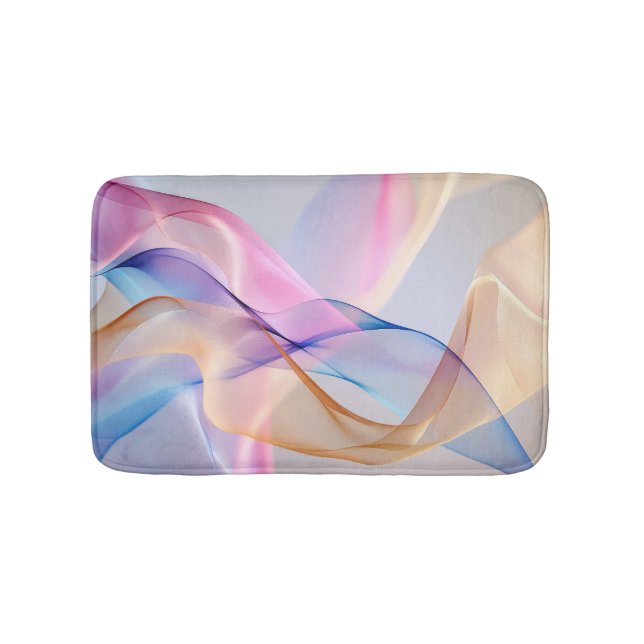 Tapis De Bain Harmonie Fluide en Mouvement (Devant)