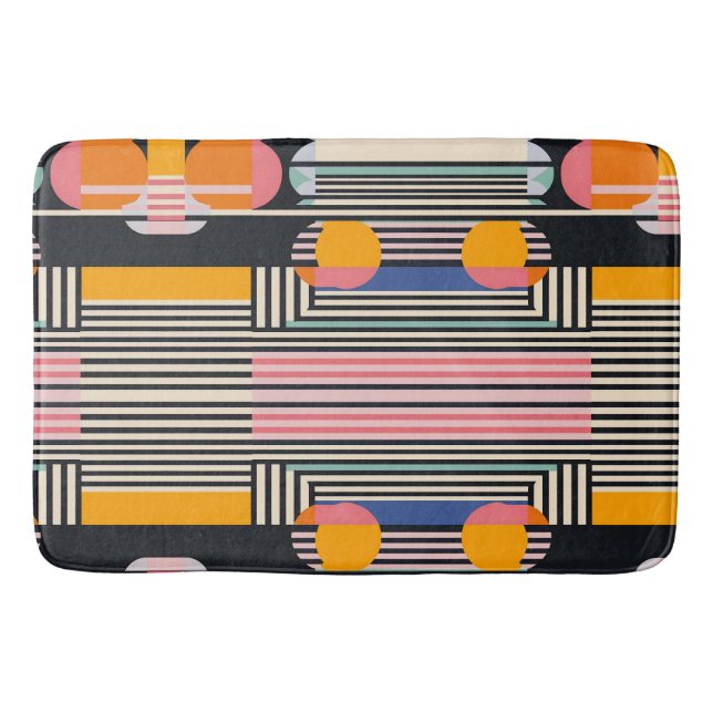 Tapis De Bain Harmonie triée de la géométrie urbaine (Devant)