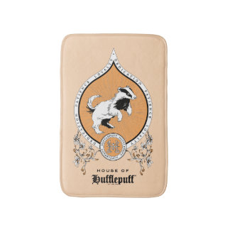 Tapis De Bain HARRY POTTER™ | Délicat croquis HUFLEPUFF™ Crest