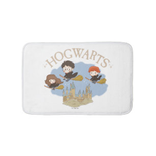 Tapis De Bain HARRY POTTER™, Hermione et Ron survolent HOGWARTS™