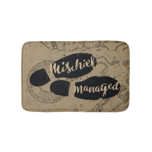 Tapis De Bain Harry Potter   MISCHIEF MANAGED™ Mappage Empreinte