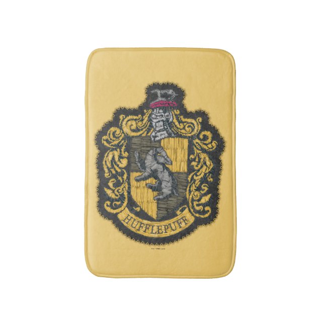 Tapis De Bain Harry Potter | Patch de la crête de Poufsouffle (Devant (Vertical))