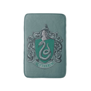 Tapis De Bain Harry Potter Slytherin Crest Green