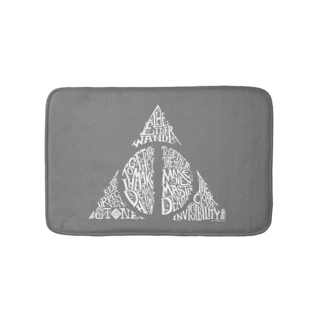 Tapis De Bain Harry Potter Spell | HAUTEUR DE MORT Graphique 2 (Devant)