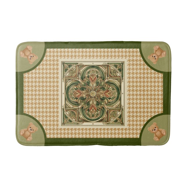 Tapis De Bain Haut Damier Chien (Devant)