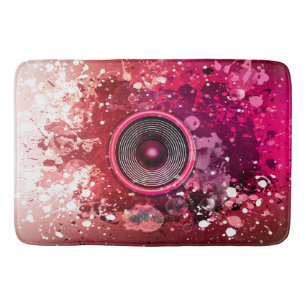 Tapis De Bain Haut-parleur de musique et plaques de peinture