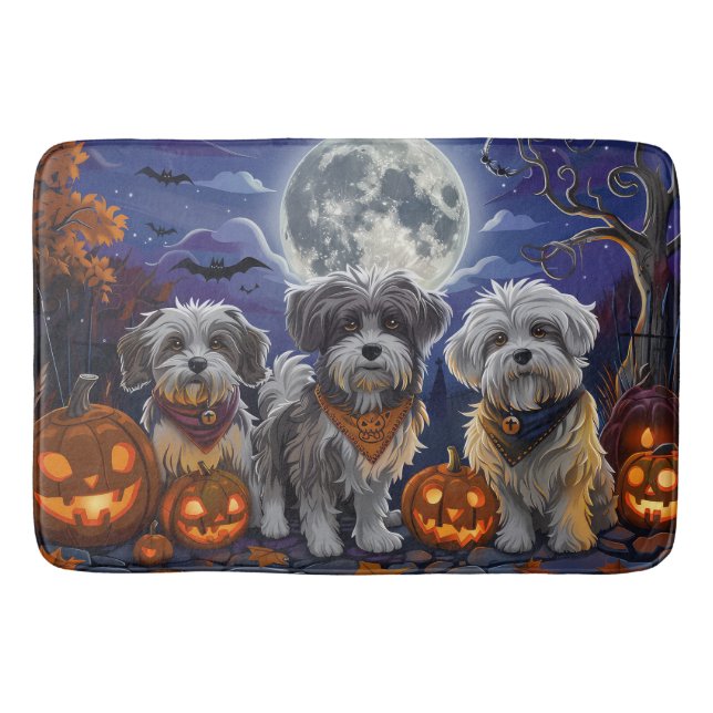 Tapis De Bain Havanais Halloween Effrayant (Devant)
