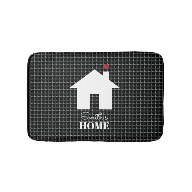 Tapis De Bain Heart on a House Doormat (Devant)