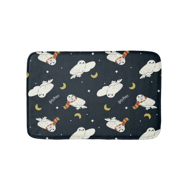 Tapis De Bain Hedwig Nighttime Moonlight Pattern (Devant)