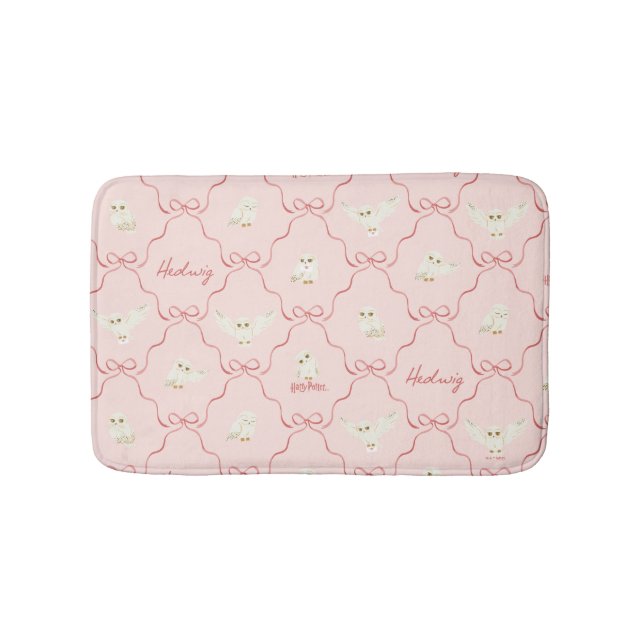 Tapis De Bain Hedwig Pink Ribbon Pattern (Devant)