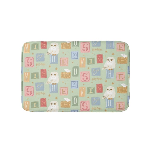 Tapis De Bain Hedwig Post Letter Block Pattern (Devant)
