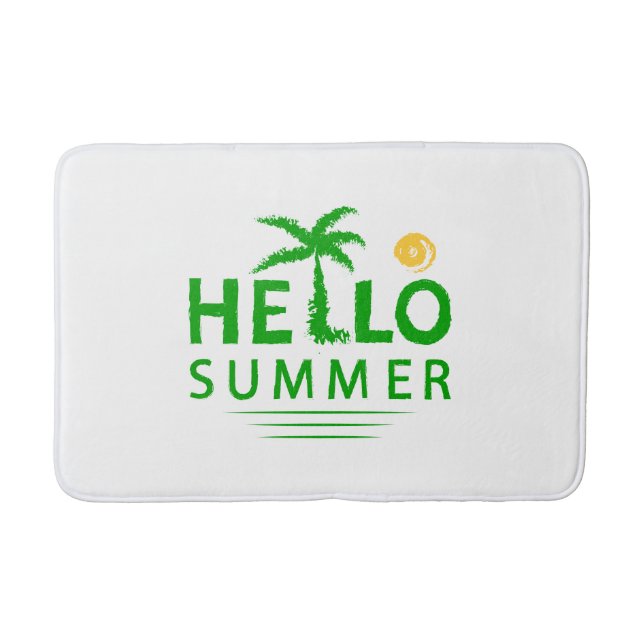 Tapis De Bain Hello Summer (Devant)