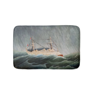 Tapis De Bain Henri Rousseau - Le navire dans la tempête