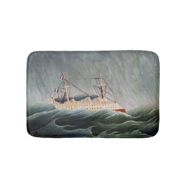 Tapis De Bain Henri Rousseau - Le navire dans la tempête (Devant)