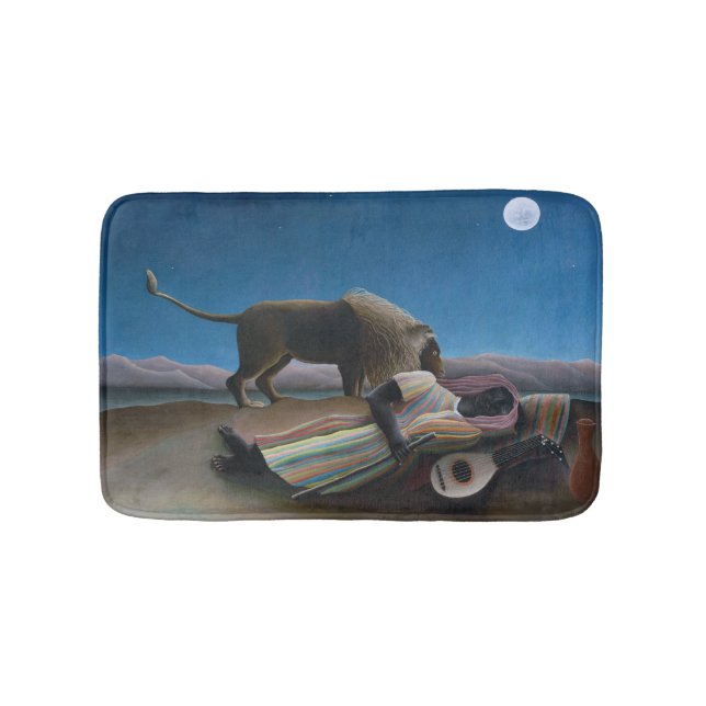 Tapis De Bain Henri Rousseau - Les Tziganes qui dorment (Devant)