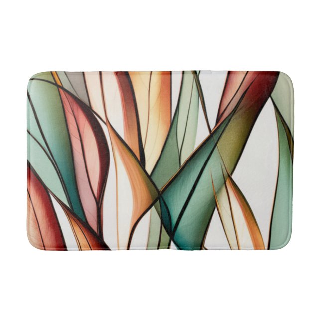 Tapis De Bain Herbe aux vitraux (Devant)