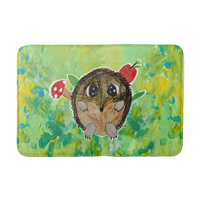 Tapis De Bain Hérisson Mignon (Devant)