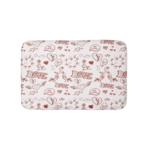 Tapis De Bain Heureuse Sainte-Valentin