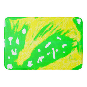 Tapis de bain heureux de sentiment