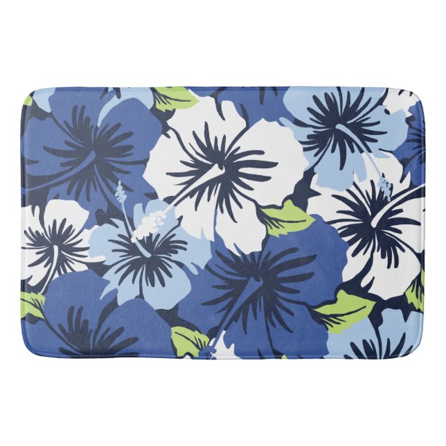 Tapis De Bain Hibiscus épopé Hawaiian Tropical Floral (Devant)