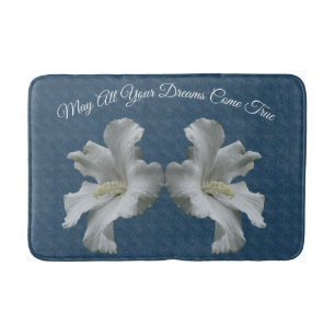 Tapis De Bain Hibiscus Fleurs Rêves De Véritable Inspiration