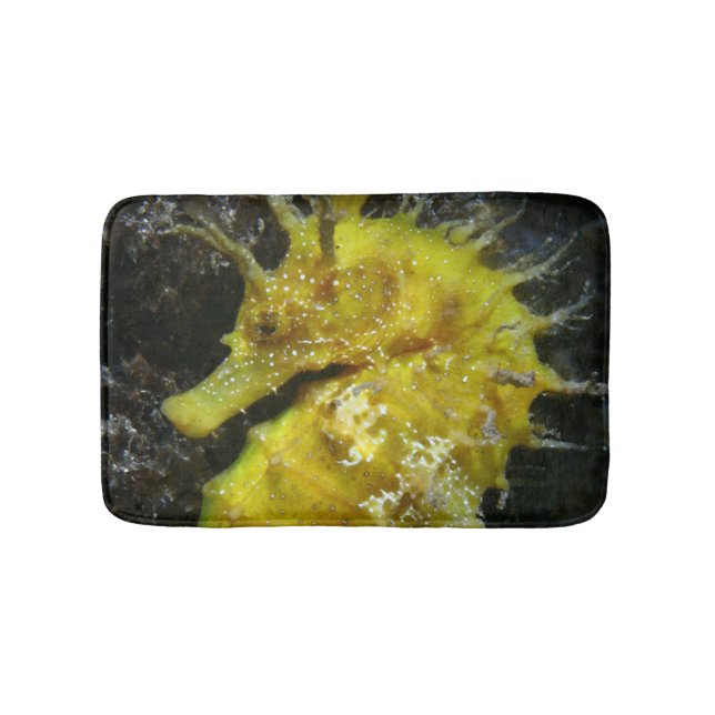 Tapis De Bain Hippocampe jaune Guttulatus de l'hippocampe | (Devant)