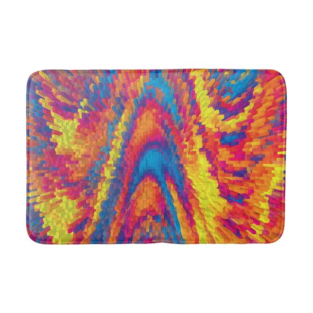 Tapis De Bain Hippy Swirls...... (Devant)