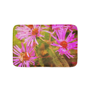 Tapis De Bain Honey Bee Rose Nouvelle-Angleterre Aster Flower Ab