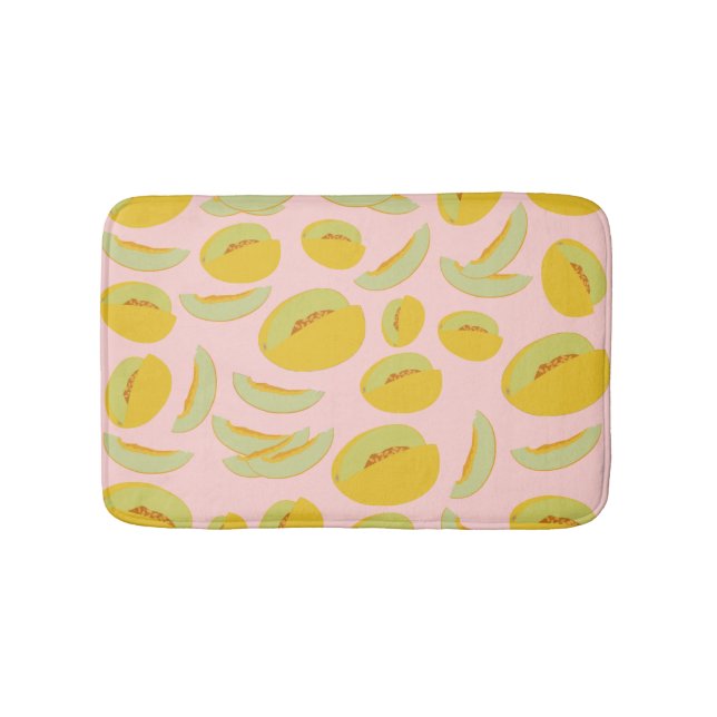 Tapis De Bain Honeydew Melons Motif de fruits (Devant)