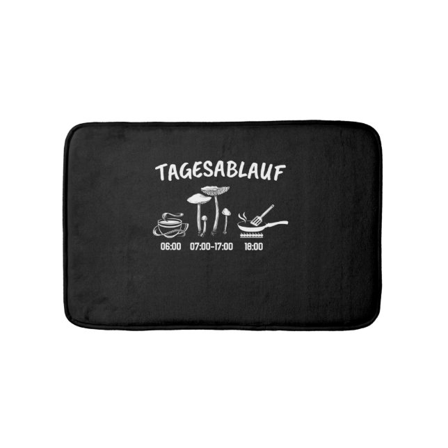 Tapis De Bain Horaire du collecteur de champignons (Devant)