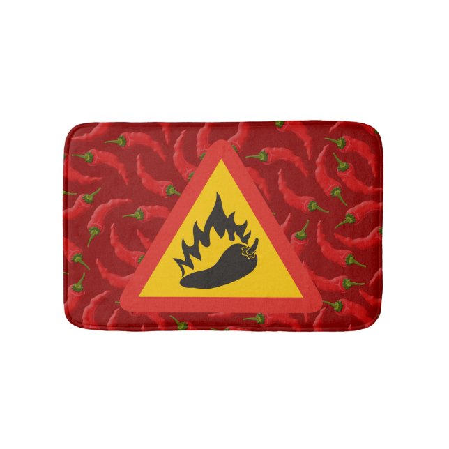 Tapis De Bain Hot pepper danger (Devant)