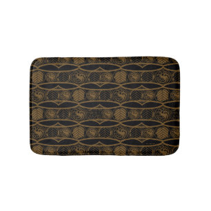 Tapis De Bain HOUSE of the Dragon Targaryen Stripe Pattern