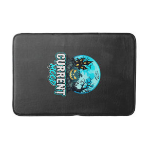 Tapis De Bain Humeur actuelle d'Halloween Citrouille hantée